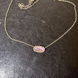 Kendra Scott amethyst necklace.